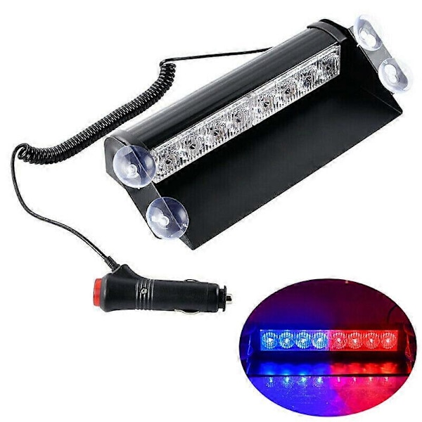 12V Poliisin LED-vilkut Strobe-valot Automaattinen välähdys Stroboskoopit Strobe-valo Hätävaroitusvalo Pysäköintimerkki