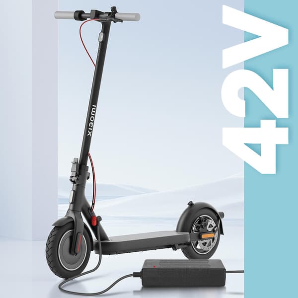 Scooter Oplader Magnetisk Xiaomi Elektrisk Scooter 4 Pro - Strøm 42V 2A, Sort