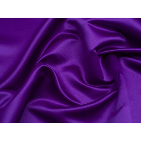 Minerva Classique Duchess Satin Tyg Violett - per meter Violet