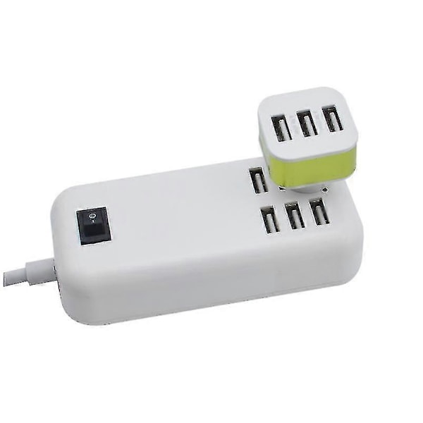 USB 2.0-forlenger, 3-port USB-splitter, USB-hub