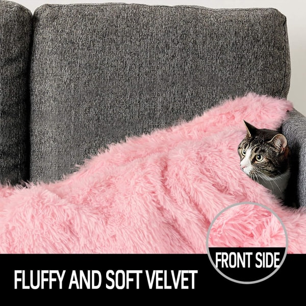 Luksuriøs Fluffy Hundeteppe, Ekstra Myk og Varm Sherpa Fleece