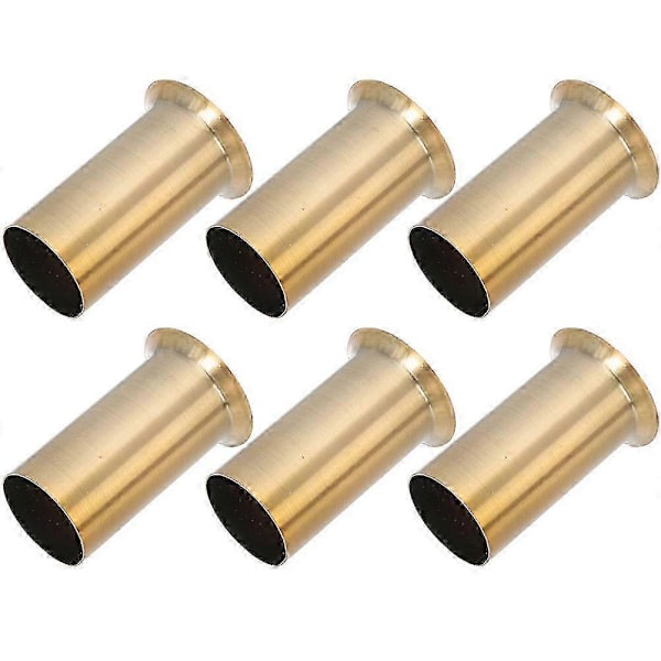 6 stk. Flangefatningshylster Lampefodshylster E14 Fatning Lysekrone Lampeholder Rør