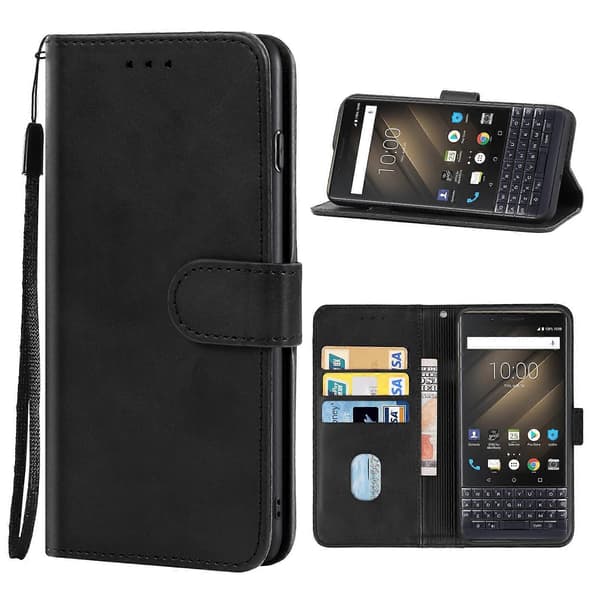 Blackberry KEY2 Nahkainen Puhelinkotelo Black