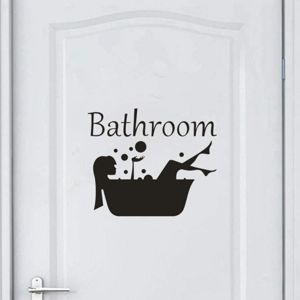 Irrotettava kylpyhuonetarra seinä Art Vinyyli kodin huoneen sisustusseinä