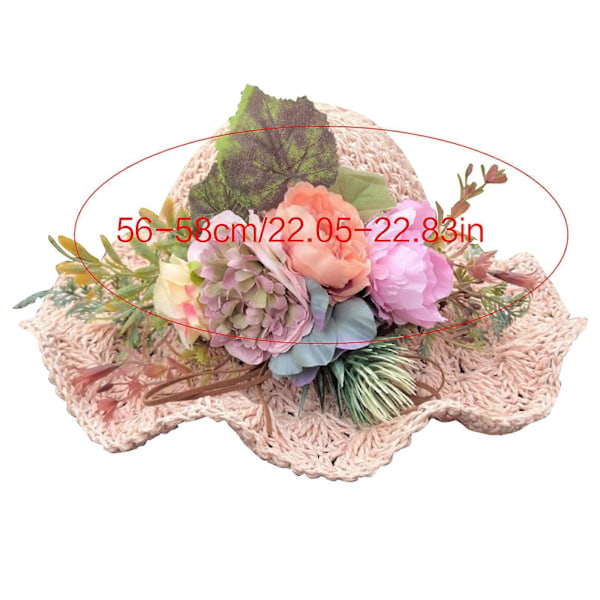 Semesterhatt Handgjord Panama Hatt Hepburn Stil Överraskningspresent till Flickvän för Kyrksemester Fransk Stil rosenröd rose Red