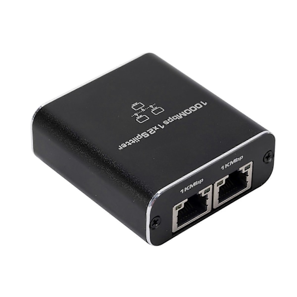 Ethernet Splitter 1000mbps Høy Hastighet 1 til 2 Enheter Samtidig Nettverk Stabil Signaloverføring Nettverk Splitter