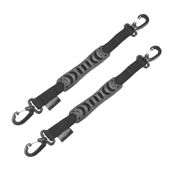 2 st Skidpjäxbärremmar - Svarta, För Snowboard Sling Roller Skate