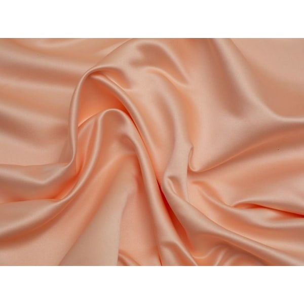 Minerva Classique Duchess Satin Stof Fersken - pr. meter Orange