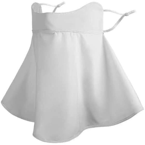 Sommar Värmeskydd Is Silke Mask Utomhus Andningsbar Halsduk med Hängande Öron Ansiktsskydd Gray