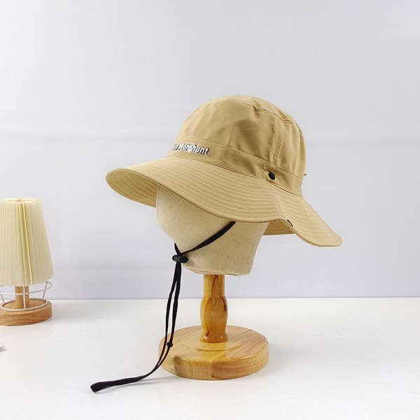 Solhatt med bred brem (Khaki), Dobbeltlags Klassisk Combat