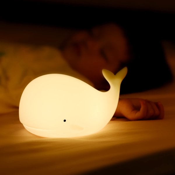 1 nattlampa i silikon sänglampa för barn med 7 lampor byta presentleksaker för inredning av barnrum