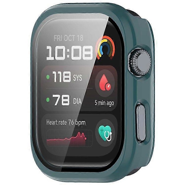 For Huawei Watch D2 Deksel Hard PC Full Dekning Klokkedeksel med Herdet Glass Film Green