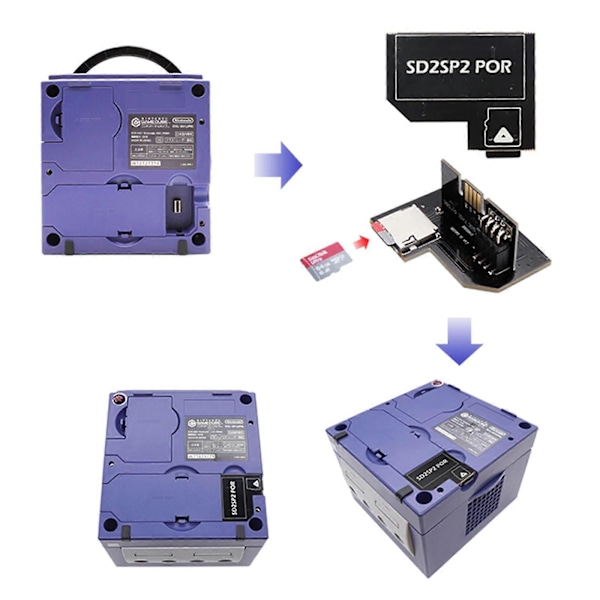 för NGC SD2SP2 PRO Adapter SD2SP2 PRO Stöder TFCard 512GB Sd2sp2 Adapters