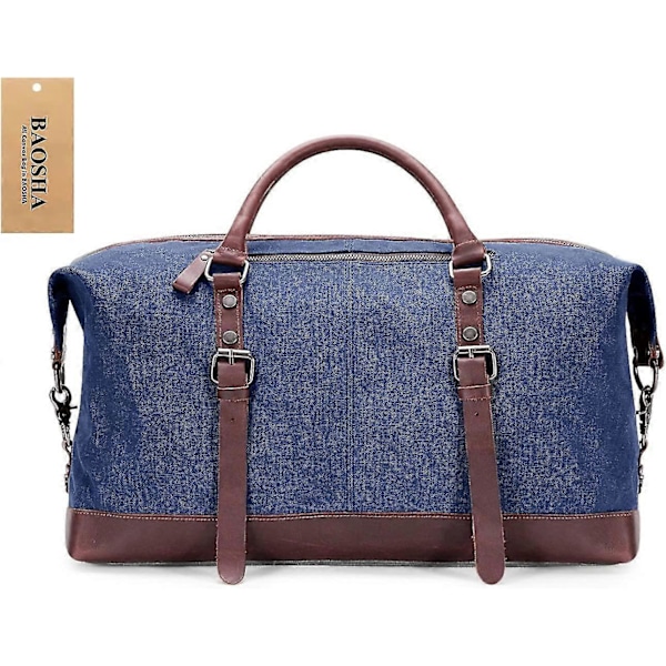 Baosha Hb-14 Canvas Rejsetaske Weekendtaske Håndbagage Rejse Duffel Overnatningstaske (Grøn)