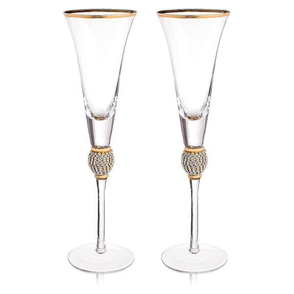 Elegant Sæt med 2 Champagneglas