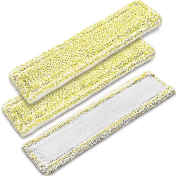 3-pack Fönstertvätt Ersättnings Mikrofiber Moppdukar Kompatibla med Kärcher WV2 Plus WV5 Premium