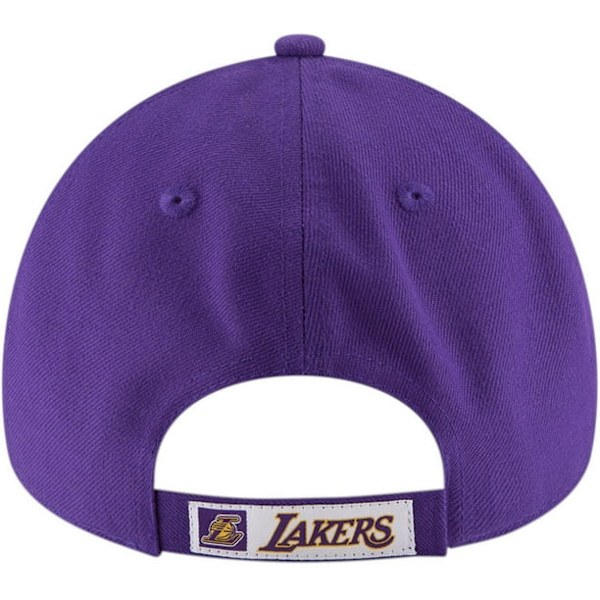 New Era 9FORTY Los Angeles LA Lakers NBA Koripallo Baseball-lippis - Violetti fanceye