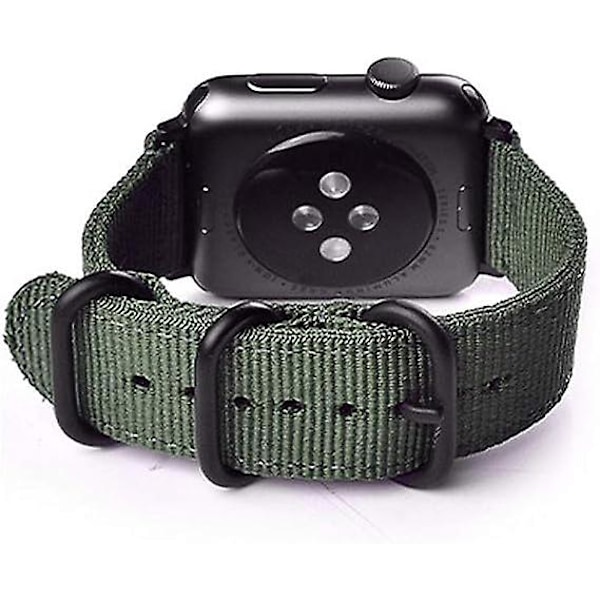 22mm Nylon Canvas Vævet Loop Udskiftningsrem, Armbåndsbeslag Spænde Justerbar Lukning