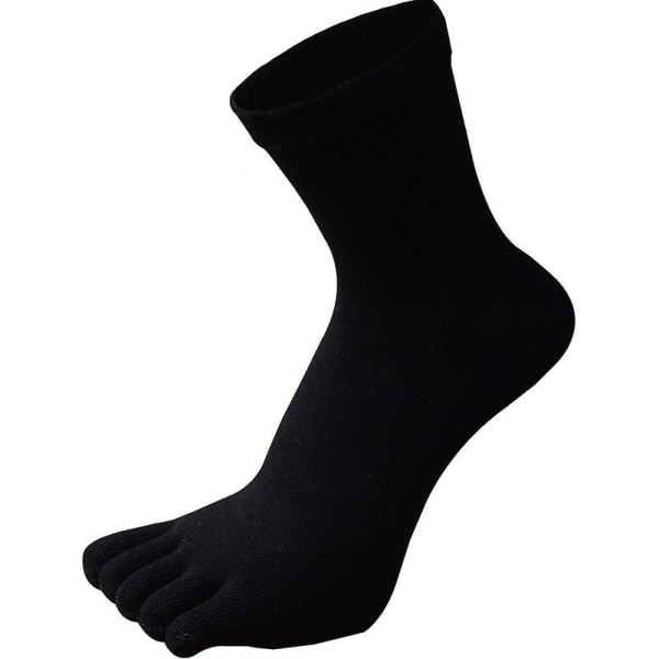 Valkoiset ja pehmeät 5-sormen sukat puuvillasta ja merinovillasta, koko: 39-42