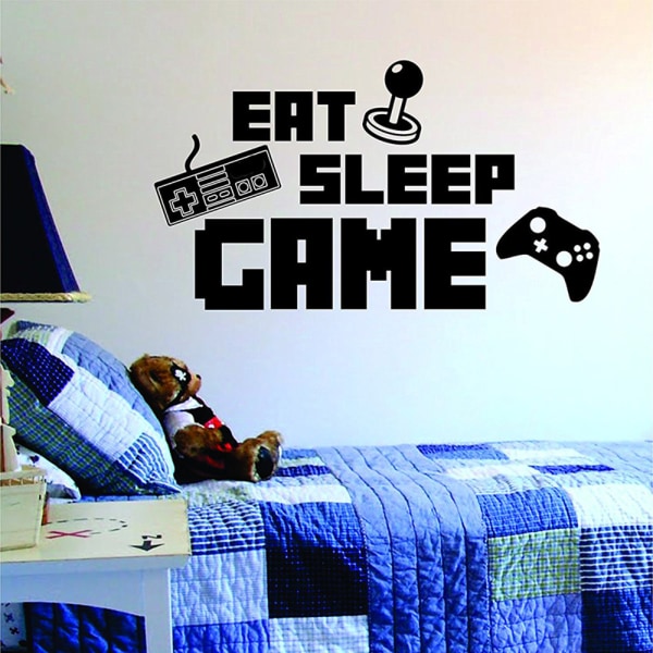 Game Room Wall Stickers Veggmalerier Gamer Wall Decals Plakat for