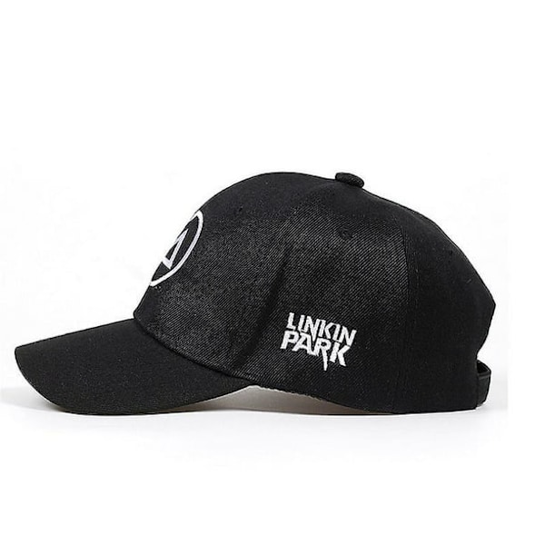 Herr Linkin Park Broderad Baseballkeps Svart Justerbar Snapback Hat Trucker