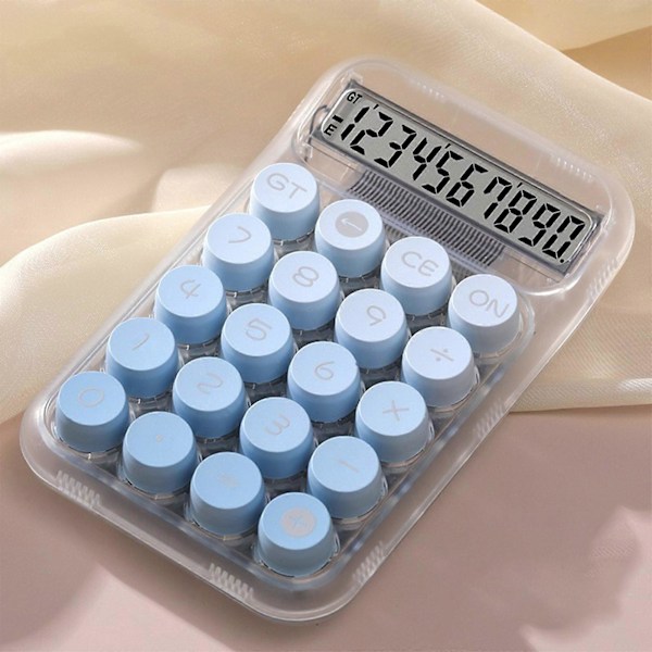 Tieteellinen laskin 10 numeroa Suuri näyttö ja painikkeet Selkeä suuri LCD-näyttö Ihanteellinen toimisto-, koulu-, koti- ja yrityskäyttöön FLYE1735 Blue