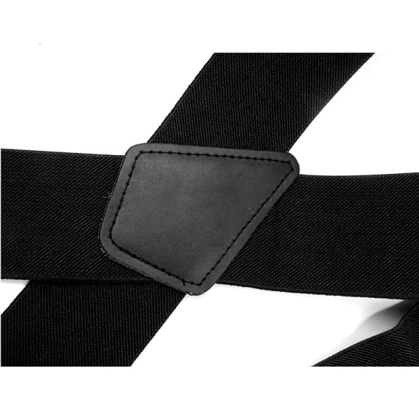 Suspenders for Men Women - Adjustable Waist Elastic Braces -