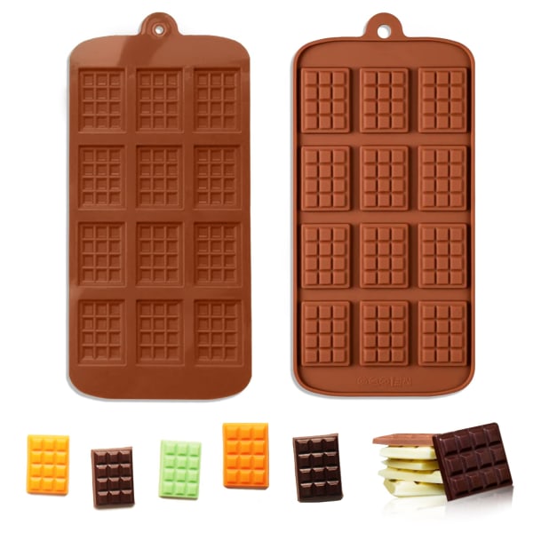 2 molds non-stick chokladkakor