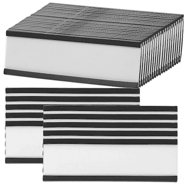 30 stk Kanal Magnetisk Etikettholder Premium Holdbar Kanal Etikettholder
