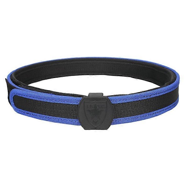 IPSC Taktiskt Nylonbälte Militärt Midjebälte Kraftigt Träningsbälte För Utomhusbruk Mag Pouch BK S 110cm