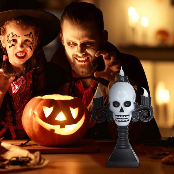 Skummel Spøkelse Hodelykt Prop Halloween Dekorasjon Gresskarlykt