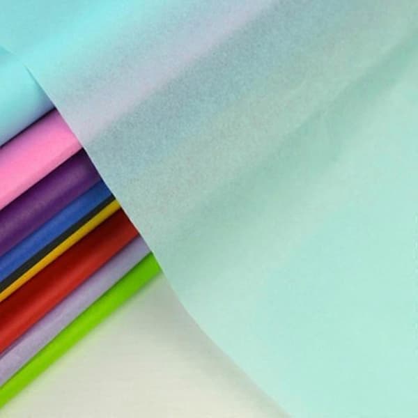 Silkespapper julklappsinslagning presentförpackningsmaterial ark silkespapper för blommor seda papel gör-det-själv rullpapper[J] rose red