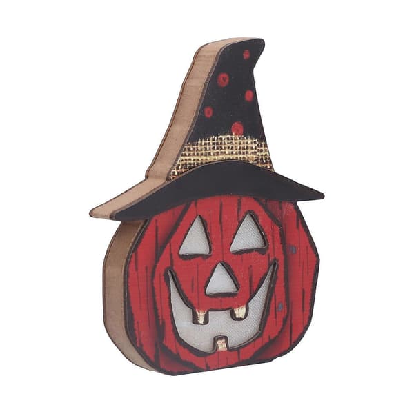 Halloween LED Græskarlygter - Sæt med 6