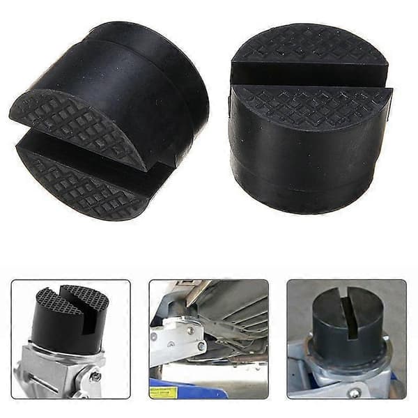 2-pack gummibuffertblock, hydraulisk domkraft, bilkudde, bildomkraft, bildomkraft, bildomkraft, billift, solid fordon, hjul