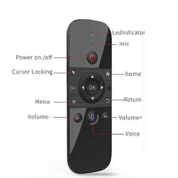 Fly for Air Mouse Mini trådløst tastatur bærbart spilltastatur Box[J]