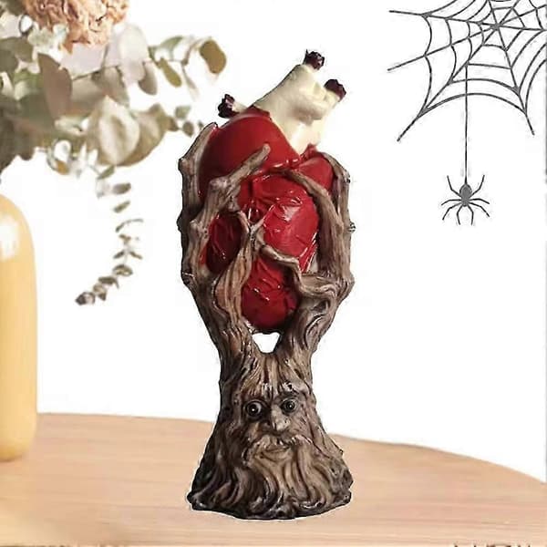 Hjerteformede Halloween Ornament Modeller 12-pak