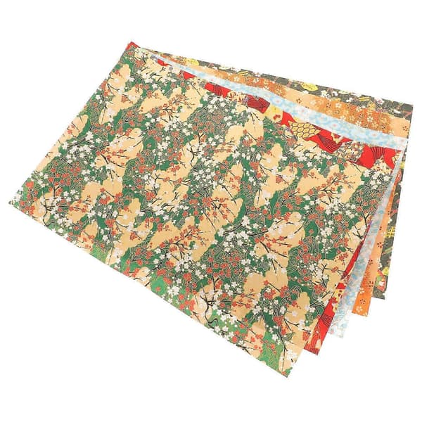 Japanskt omslagspapper Snyggt presentpapper för DIY 5 ark[J]