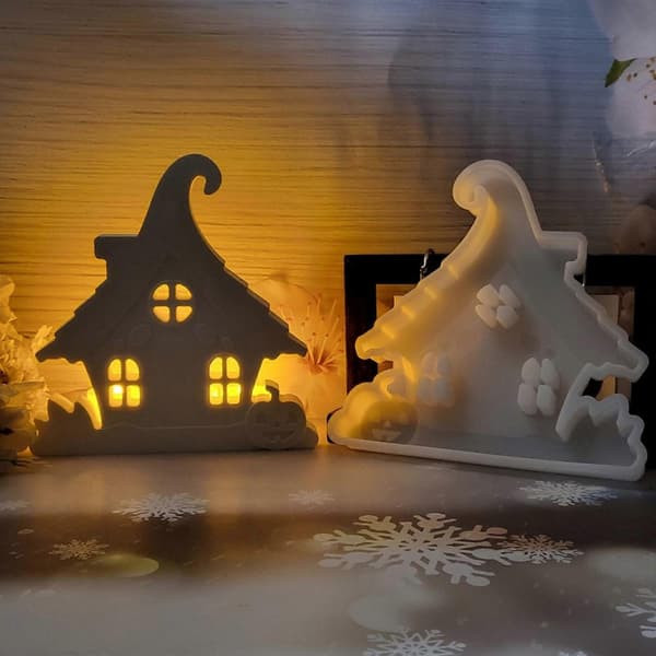 Halloween Husformet Silikoneform til DIY Håndværk