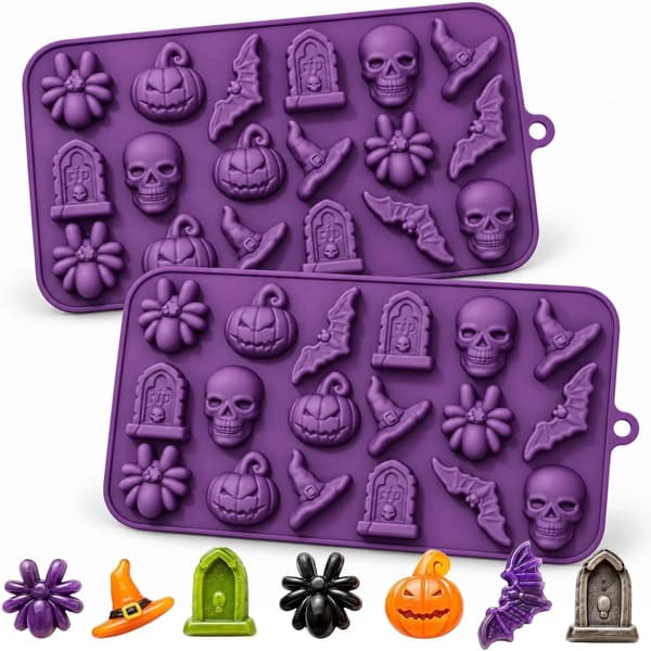 Halloween Silikon Chokladformar Godisgodis Set (JJ)