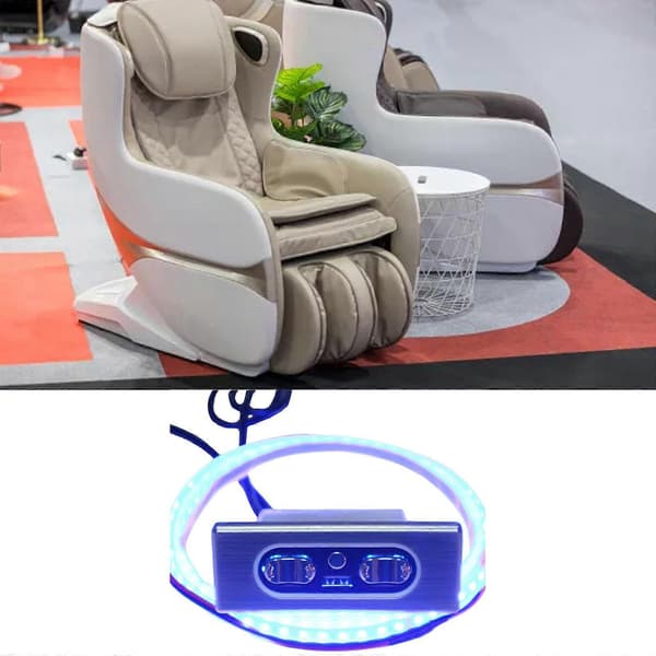 Elektrisk Sofalænestol 5 Knaps Håndkontrol Afbrydere Stolelift Controller Lænestol Sofa Udskiftningsknap[J] Multicolor