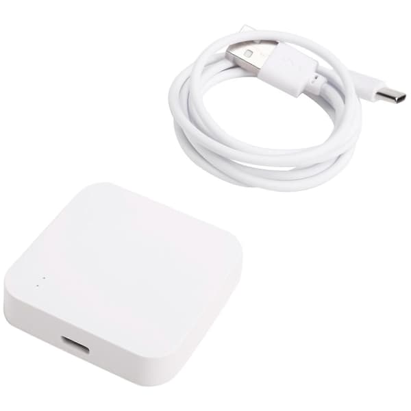ZigBee 3.0 Smart Hub, Trådløs Gateway Bridge til App Stemmefjernbetjening, Fungerer til Home Assistant[J] White
