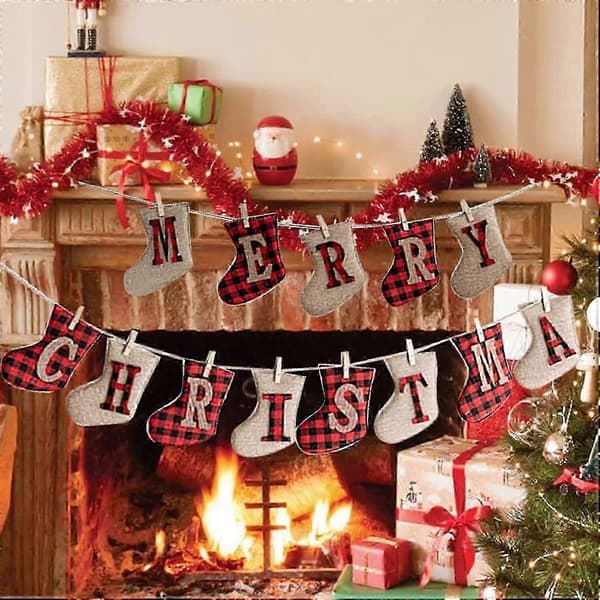 God jul-banner, julepynt, julebanner 2025[J]
