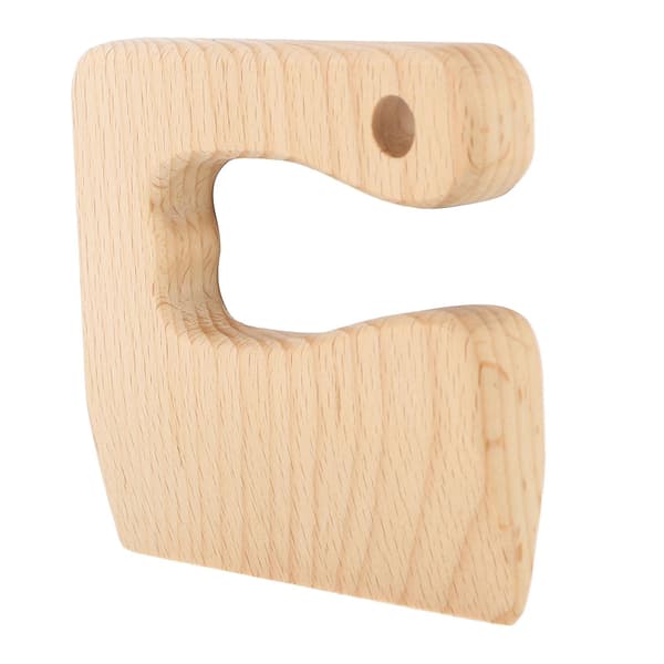 Utomhus träkniv för barn Ergonomisk grönsaksfrukt Barn Matlagning Träskärleksleksak för 2-8 år gamla[J]