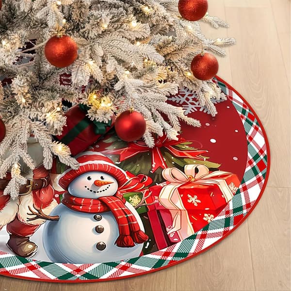 Julgransmatta 90 cm Rund Utsökt (JJ)