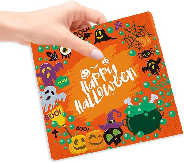 Halloween-servietter (20 stk) - Festdekorasjon - Håndservietter (J)