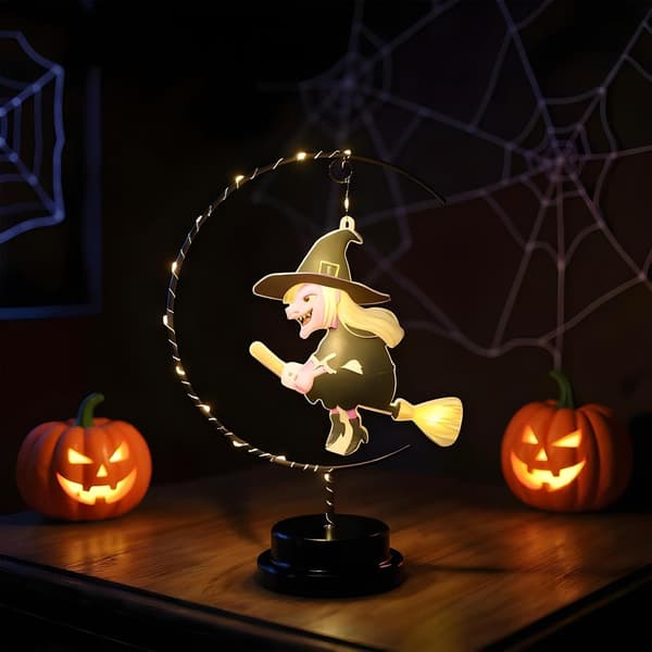 LED Halloween Hekselampe 18x10x28cm (JJ)