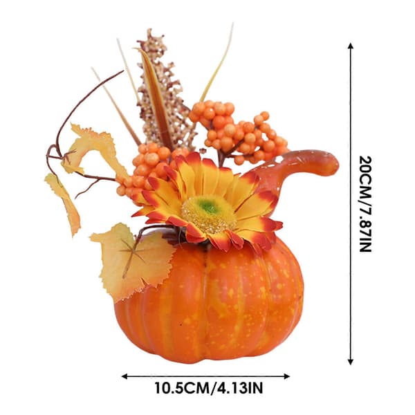 Premium Skum Halloween Pumpa Ornament Bra Texturerad 5-Pack