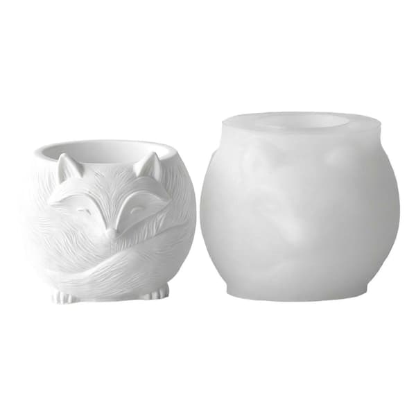 Dyretema støbeform til lyskop og gipsudstilling, dyre-relief form lysbeholderform til DIY gave og udstilling Multicolo[J] 5714