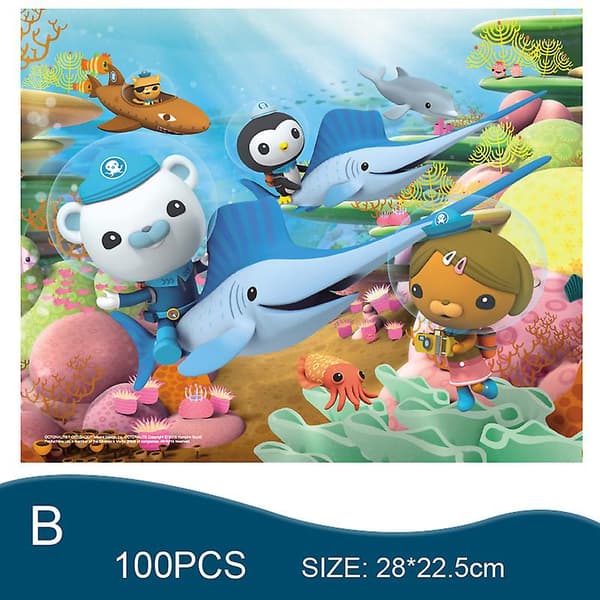 Pussel Octonauts, Vegimals, 48/100 bitar/förpackning, för barn (FMY)[J] B