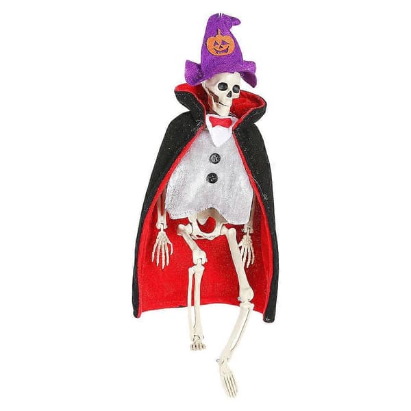 Halloween Skelett Ornament Heminredning Samlarobjekt 40cm